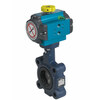 Butterfly valve Type: 714 Ductile cast iron/Stainless steel Centric Pneumatic operated Double acting Lug type